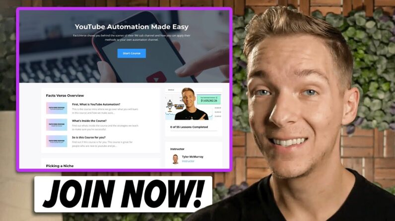 Facts Verse YouTube Automation Course | AVAILABLE NOW