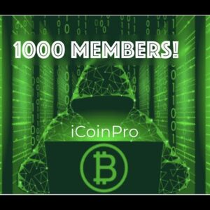 iCoinPro Over 1,000 Members In My Network