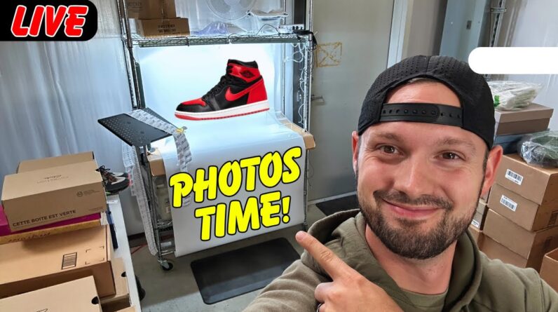 Taking Shoe Photos for eBay - LIVE Session